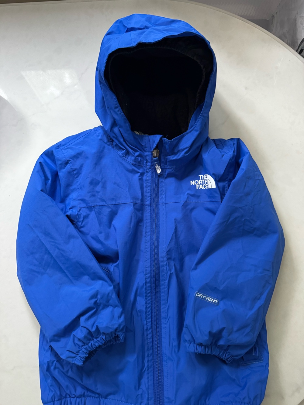 The North Face Kids Royal Blue DryVent Hooded Rain Jacket (3T)